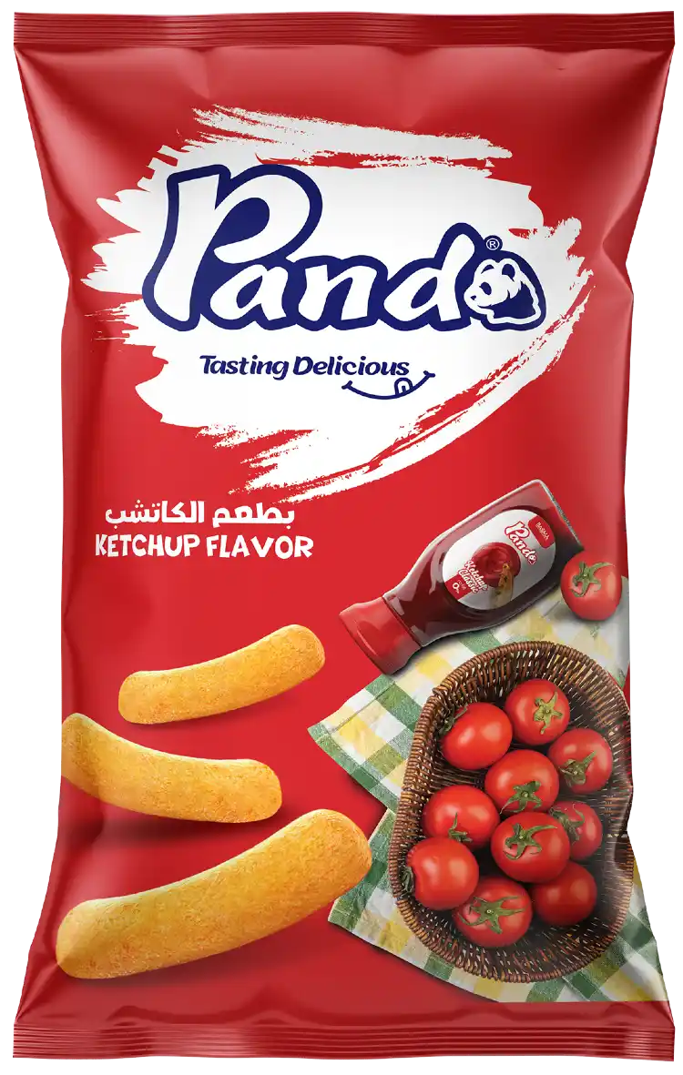 Ketchup Fingers flavored snack