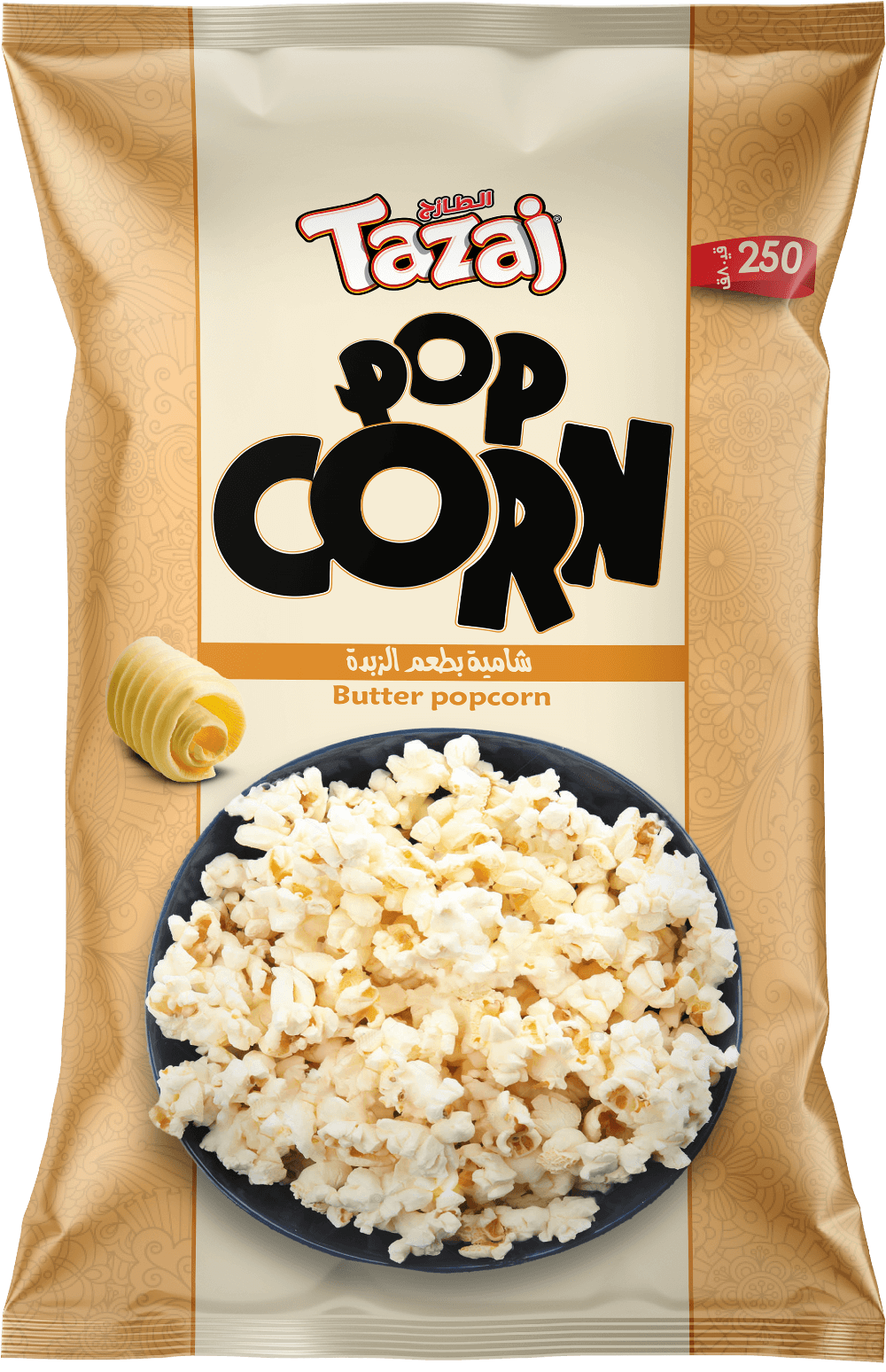 Butter Popcorn flavored snack