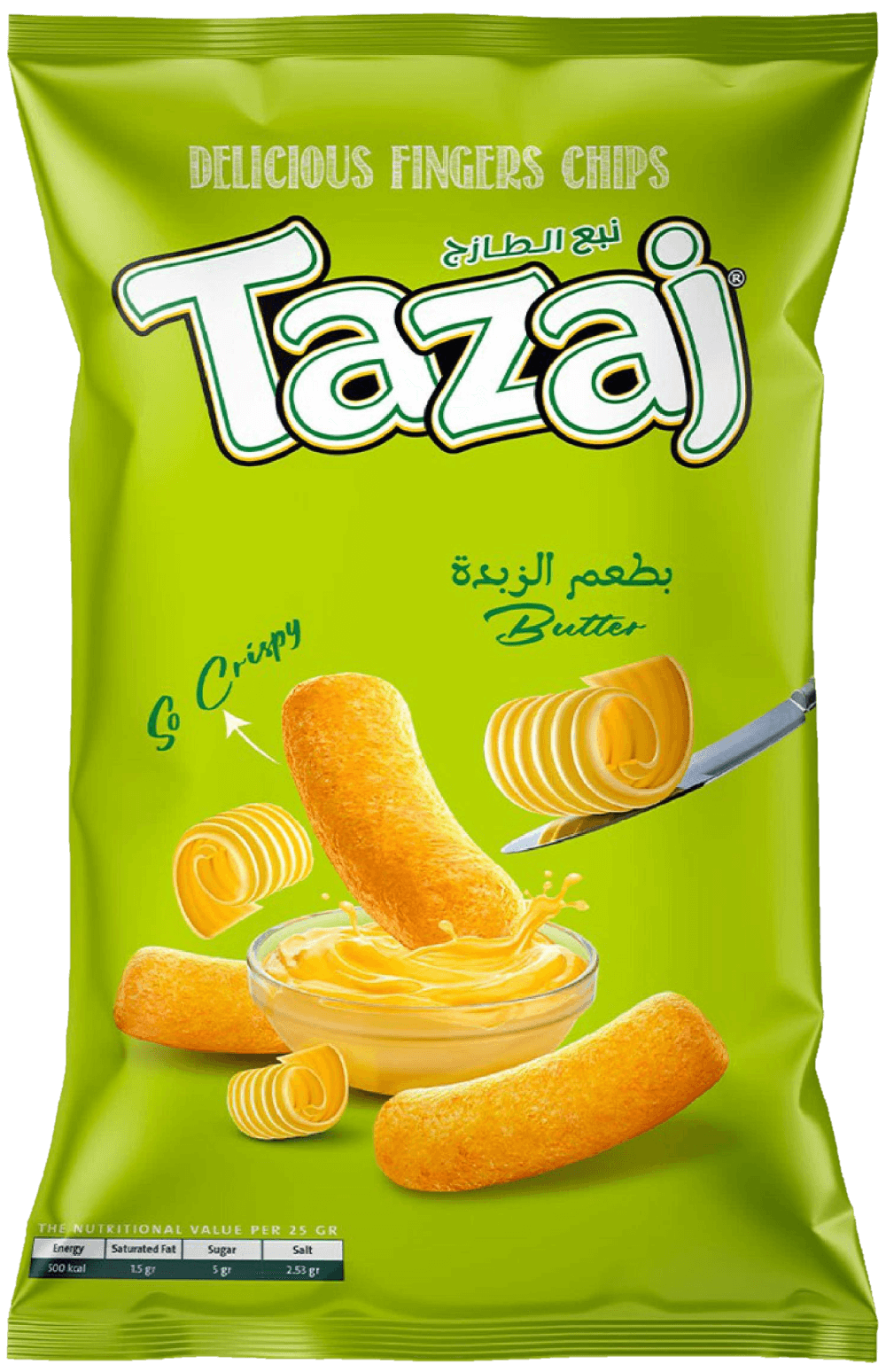 Butter Fingers flavored snack