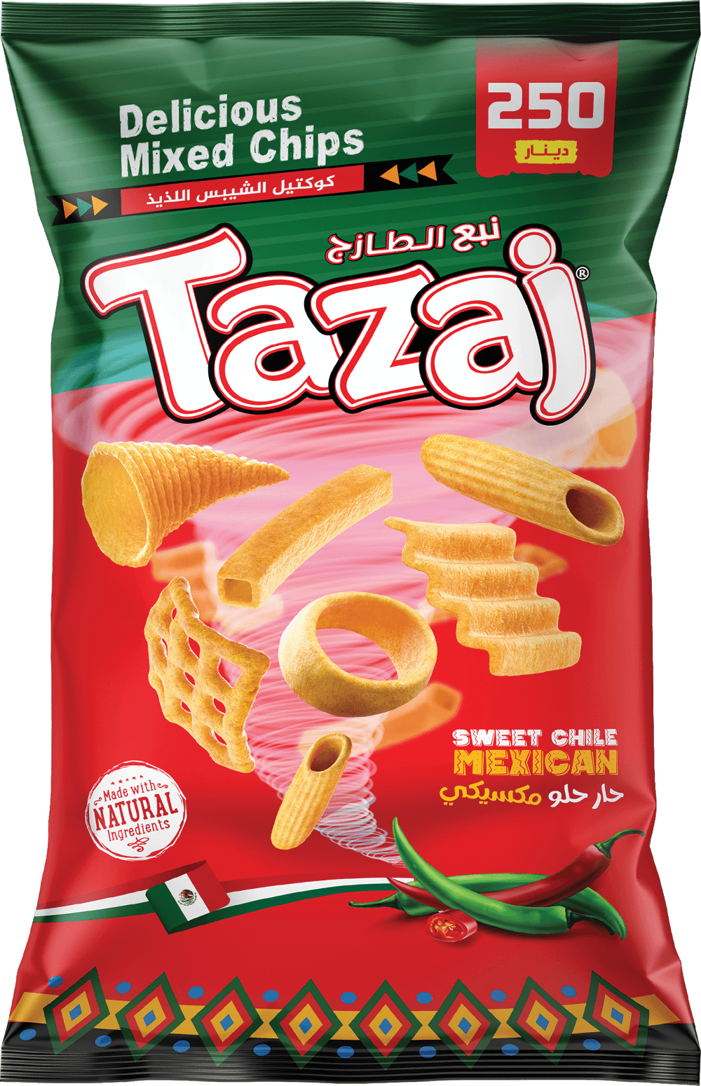 Sweet Chile Mexican flavored snack