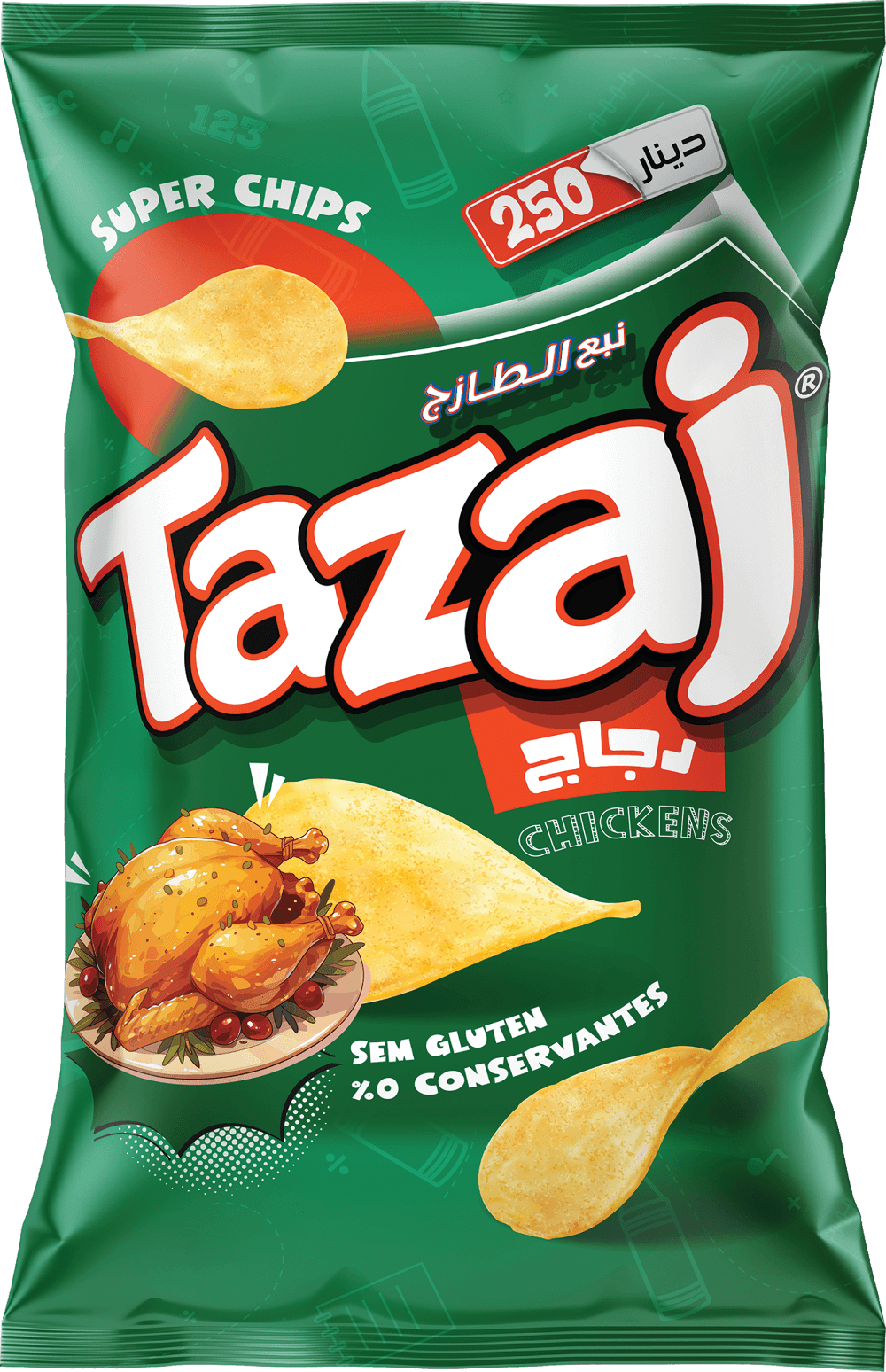 Chicken Slices flavored snack