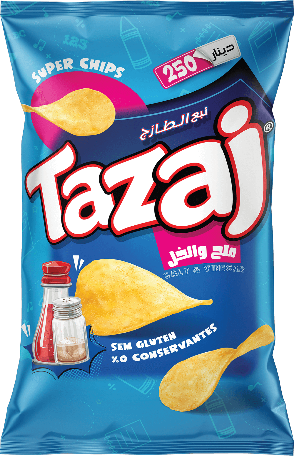 Salt And Vinegar Slices flavored snack